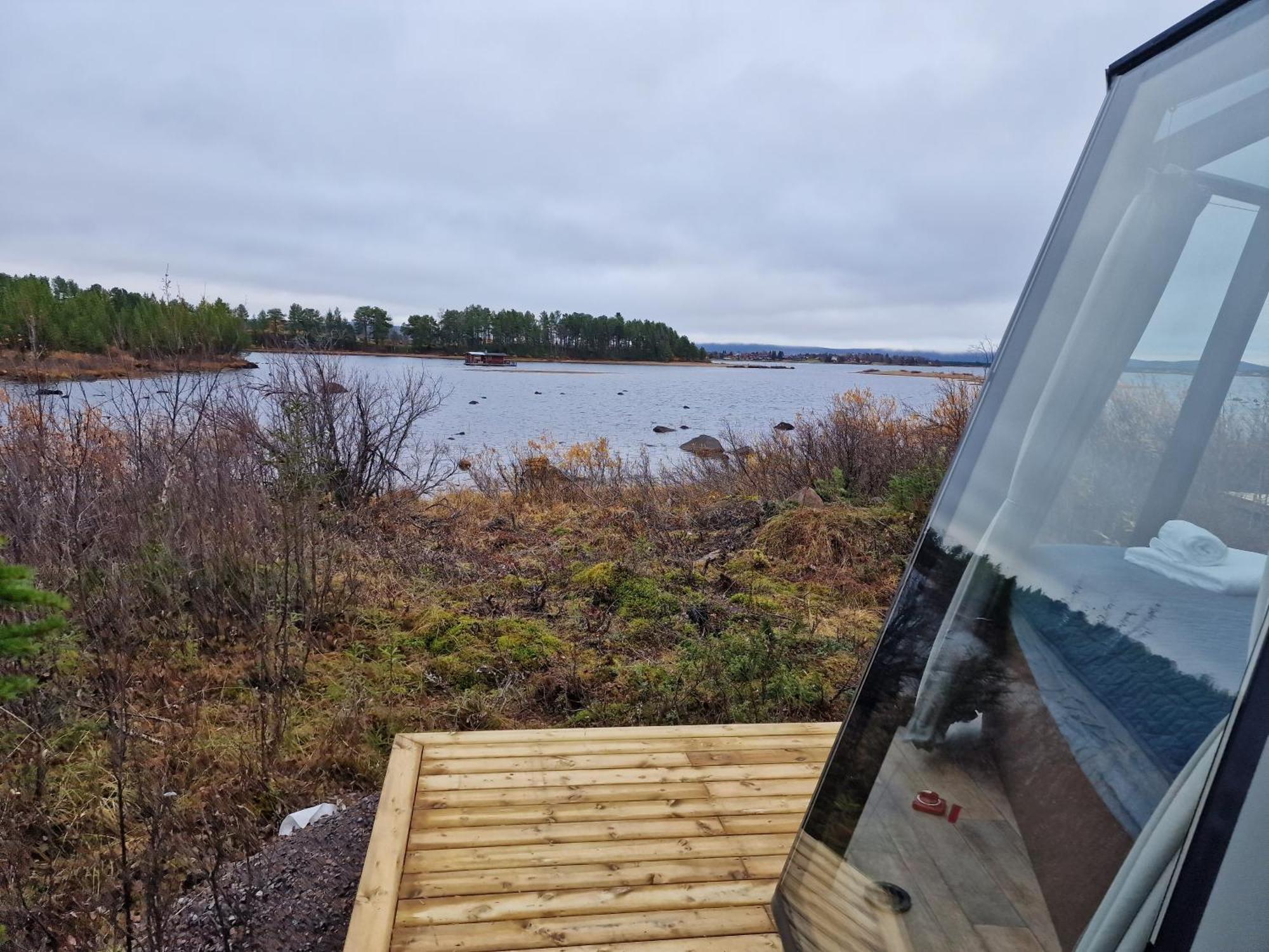 Aurora River Camp Glass Igloos & Cabins Kiruna Exteriör bild